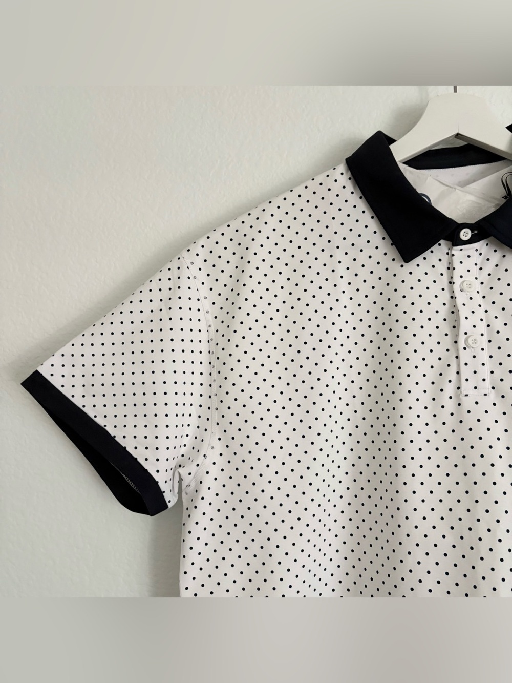 Bylt Men’s Drop Cut Lux Dotted Short Sleeve Polo XXL - Picture 2 of 13